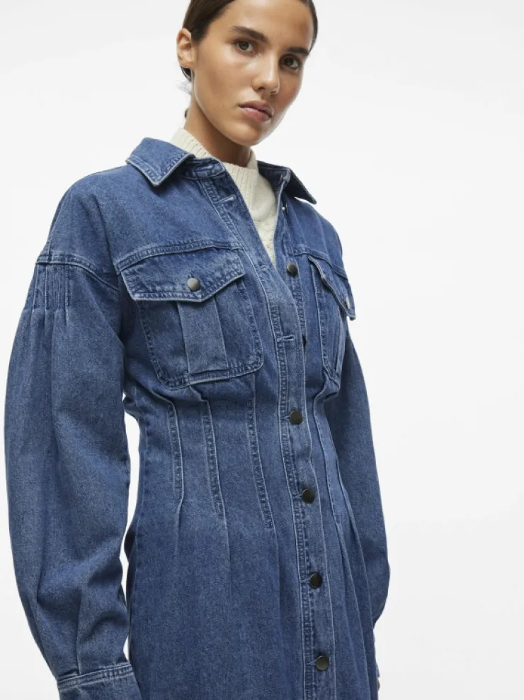 VILA Dresses^MIDI DENIM DRESS
