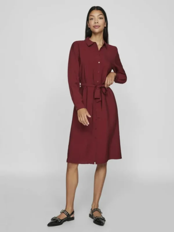 VILA Dresses^MIDI SHIRT DRESS