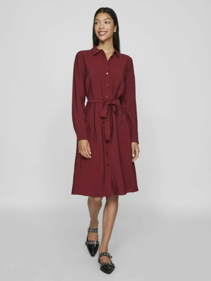 VILA Dresses^MIDI SHIRT DRESS