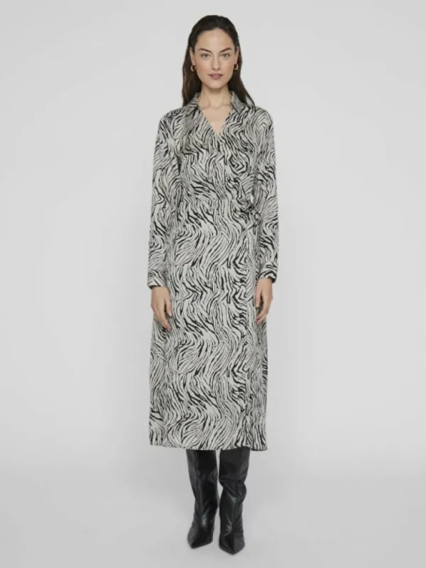 VILA Dresses^MIDI WRAP DRESS