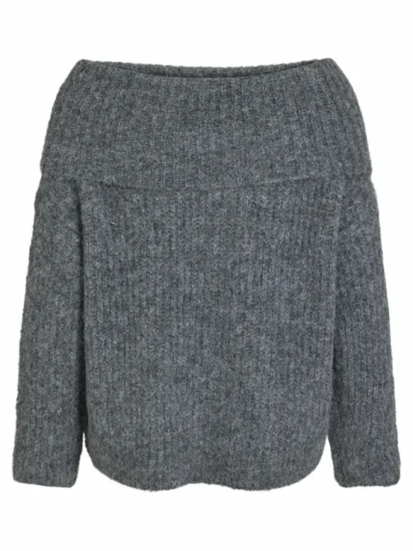 VILA Knitwear^OFF SHOULDER KNITTED PULLOVER