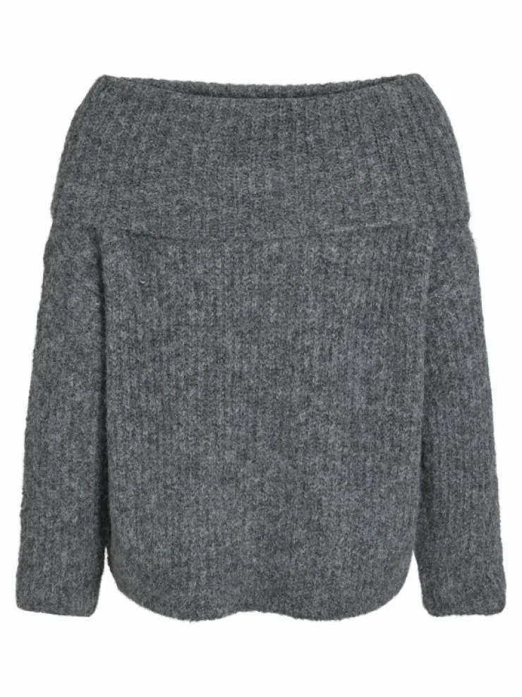 VILA Knitwear^OFF SHOULDER KNITTED PULLOVER