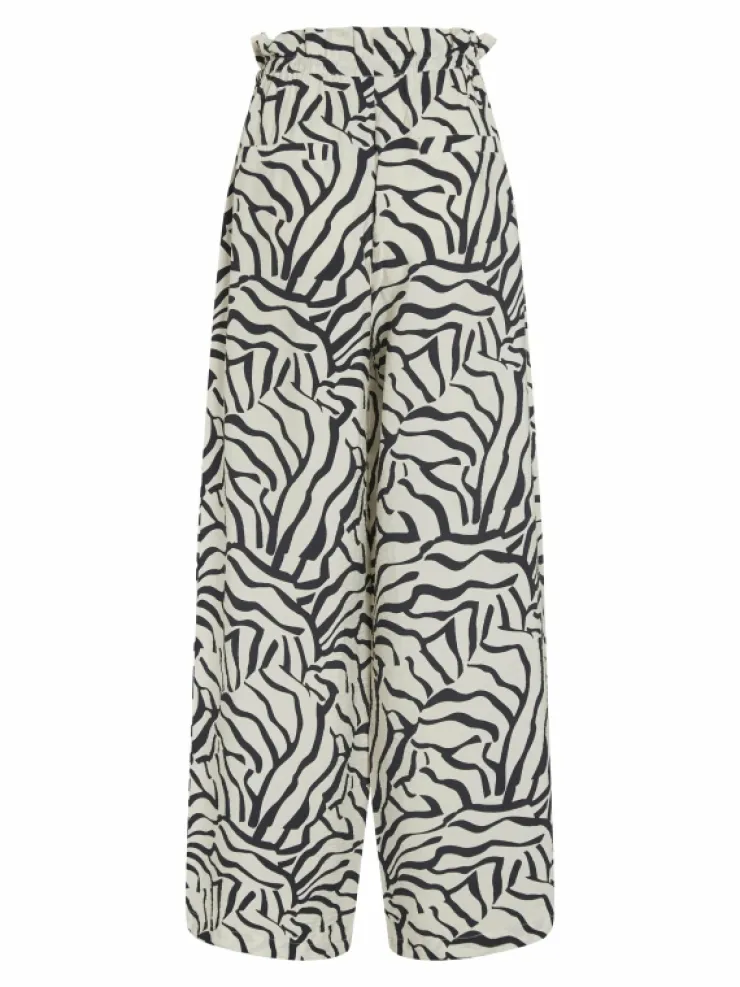 VILA Trousers & Leggings^PATTERNED HIGH WAISTED TROUSERS