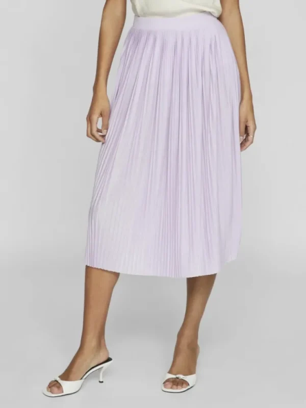 VILA Skirts^PLEATED MIDI SKIRT