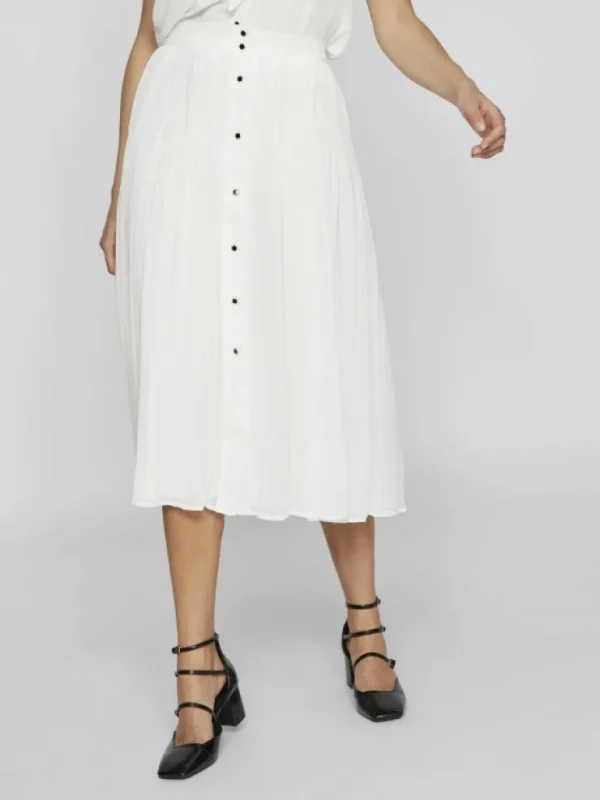 VILA Skirts^PLEATED MIDI SKIRT