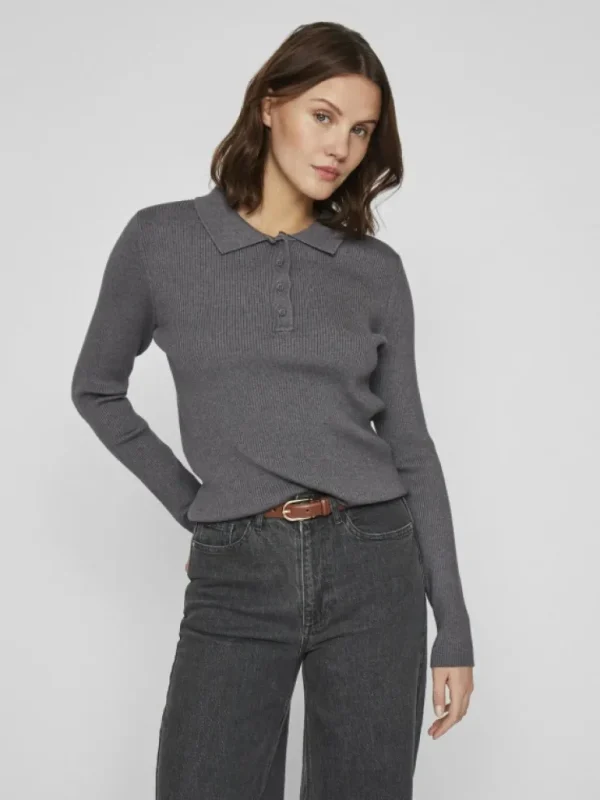 VILA Knitwear^POLO KNITTED PULLOVER