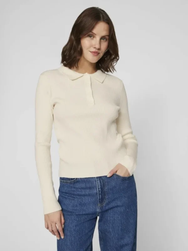 VILA Knitwear^POLO KNITTED PULLOVER