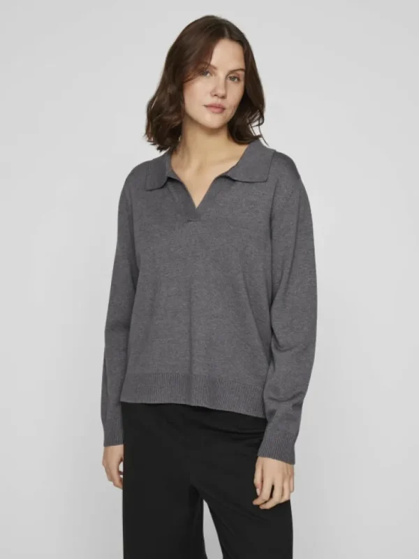 VILA Knitwear^POLO KNITTED PULLOVER