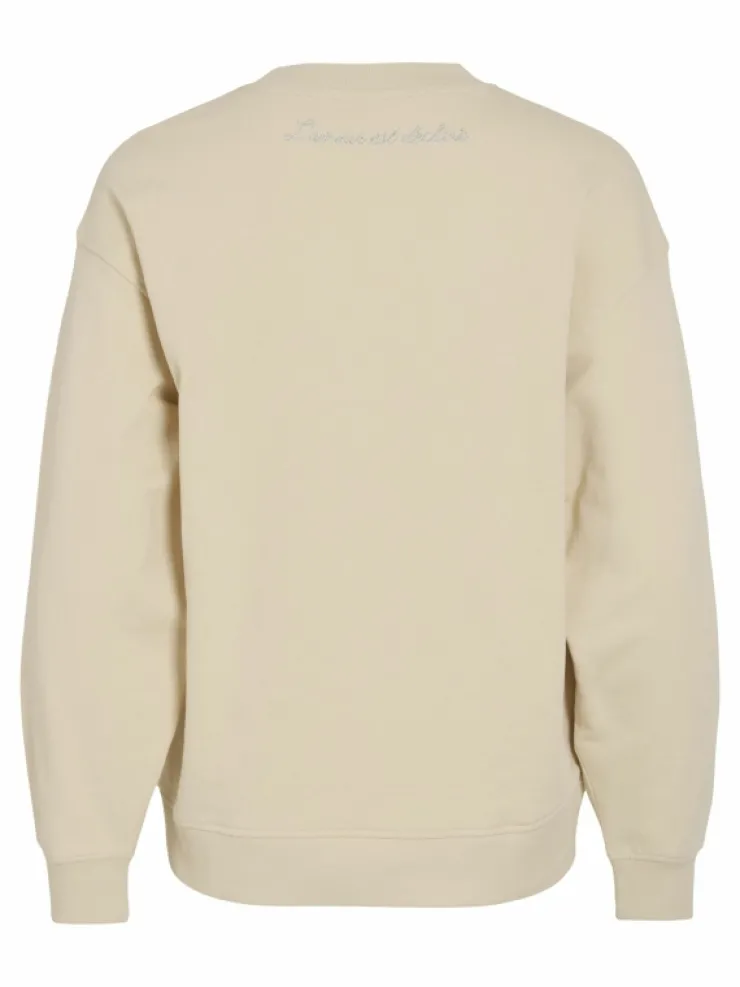 VILA Tops & T-shirts^PRINTED COTTON SWEATSHIRT