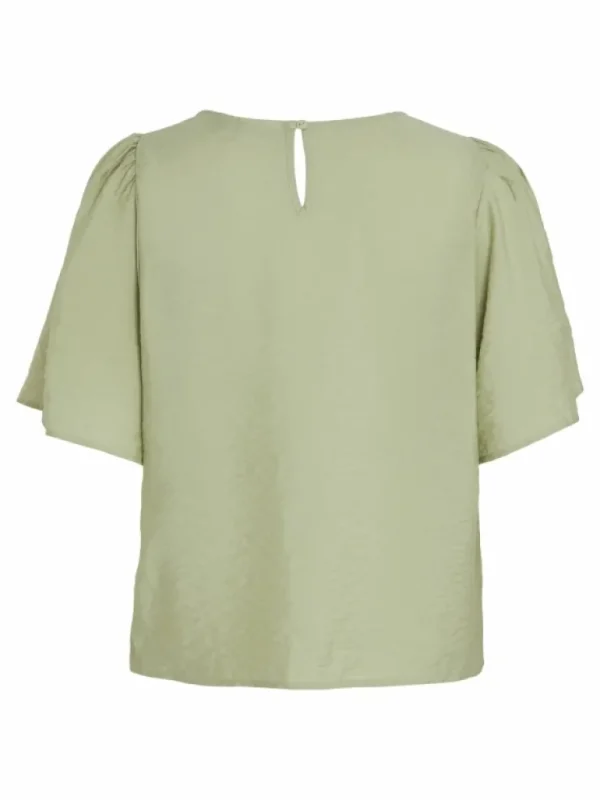 VILA Tops & T-shirts^PUFF SHOULDER SHORT SLEEVED TOP
