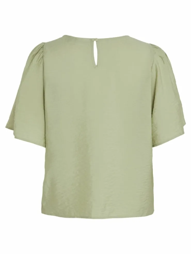 VILA Tops & T-shirts^PUFF SHOULDER SHORT SLEEVED TOP