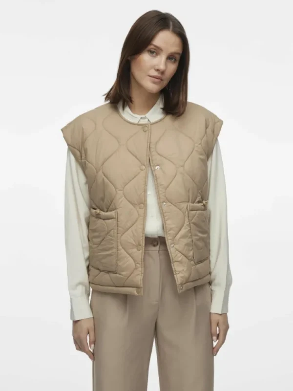 VILA Jackets & Coats^QUILTED WAISTCOAT