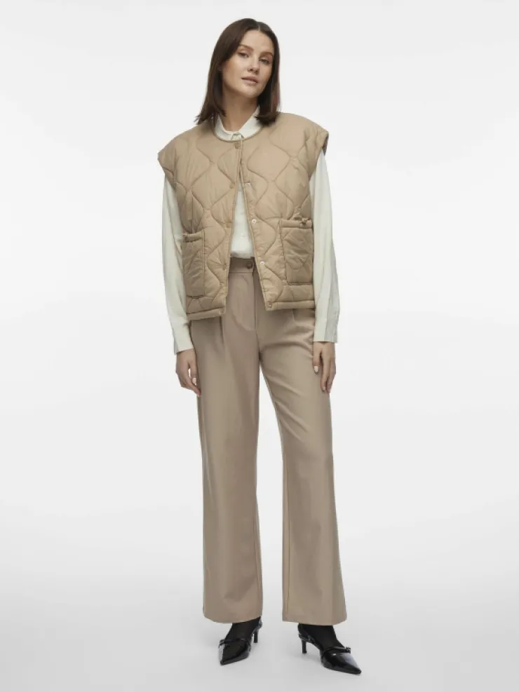 VILA Jackets & Coats^QUILTED WAISTCOAT