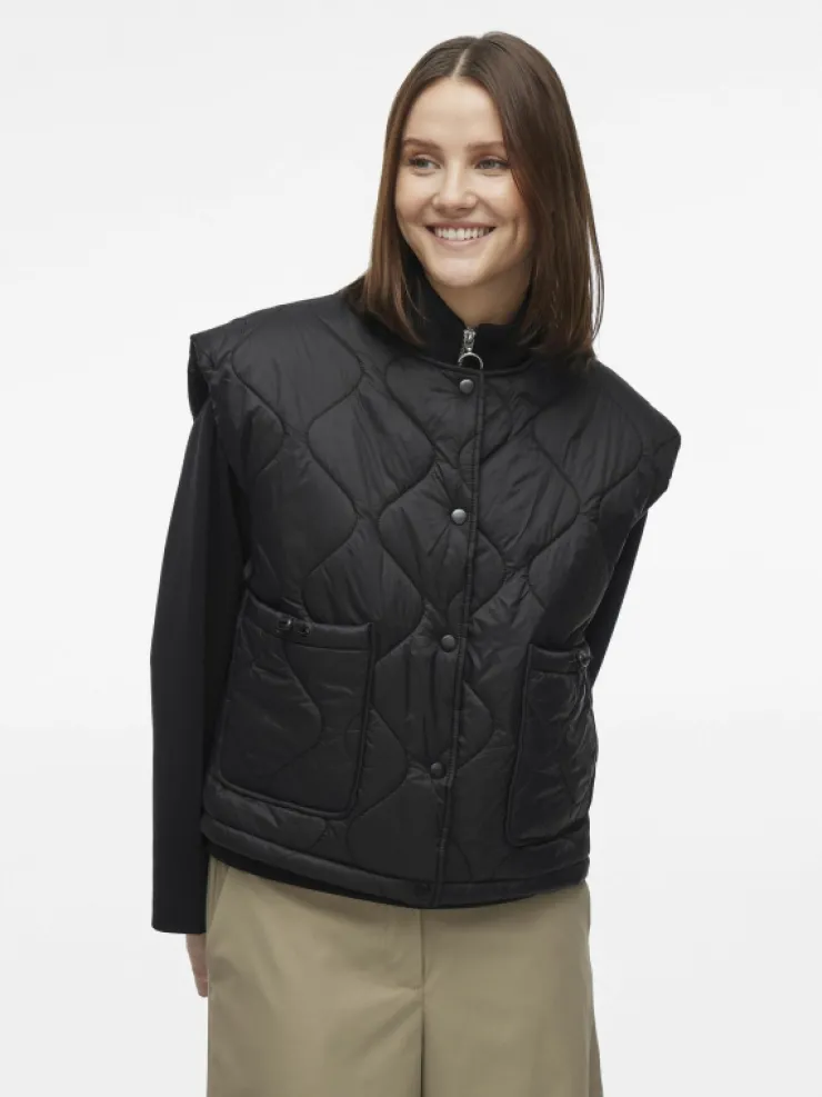 VILA Jackets & Coats^QUILTED WAISTCOAT