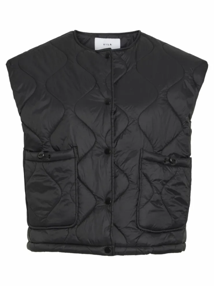 VILA Jackets & Coats^QUILTED WAISTCOAT