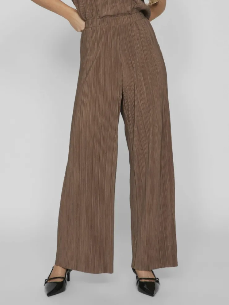VILA Trousers & Leggings^RIBBED WIDE-LEG TROUSERS
