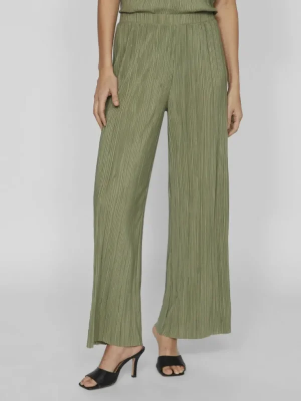 VILA Trousers & Leggings^RIBBED WIDE-LEG TROUSERS