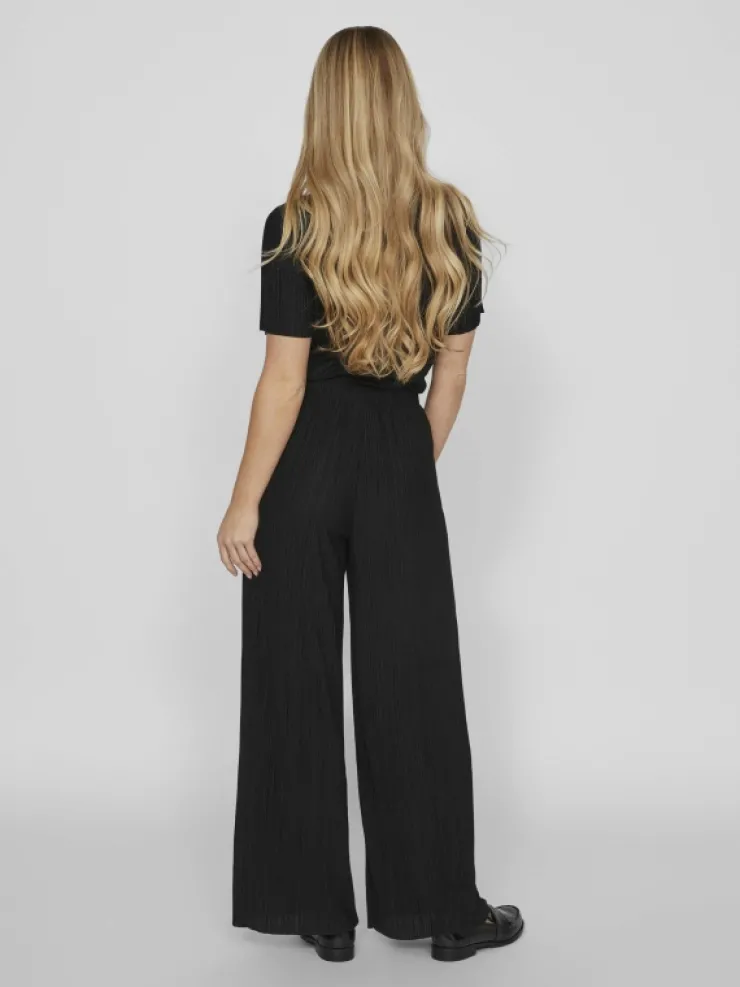 VILA Trousers & Leggings^RIBBED WIDE-LEG TROUSERS