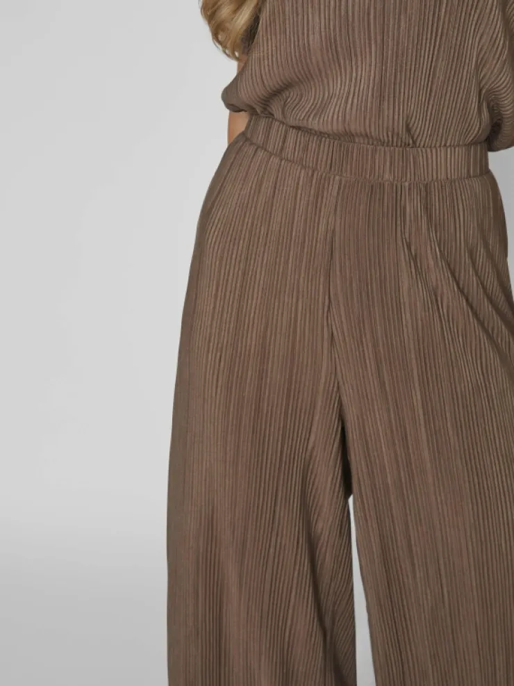 VILA Trousers & Leggings^RIBBED WIDE-LEG TROUSERS