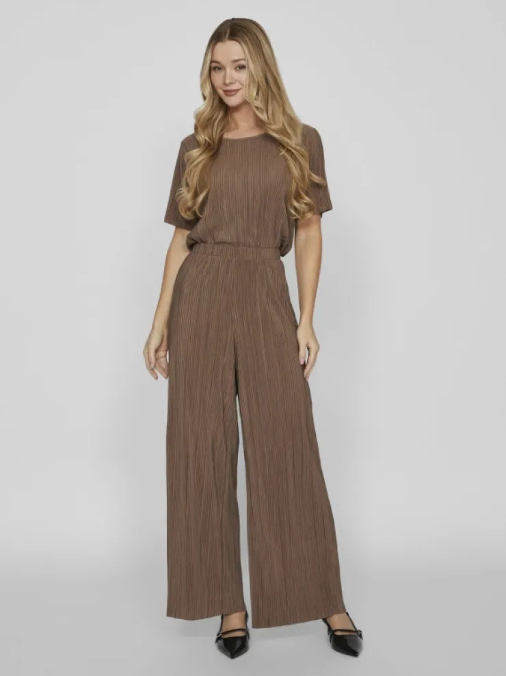 VILA Trousers & Leggings^RIBBED WIDE-LEG TROUSERS