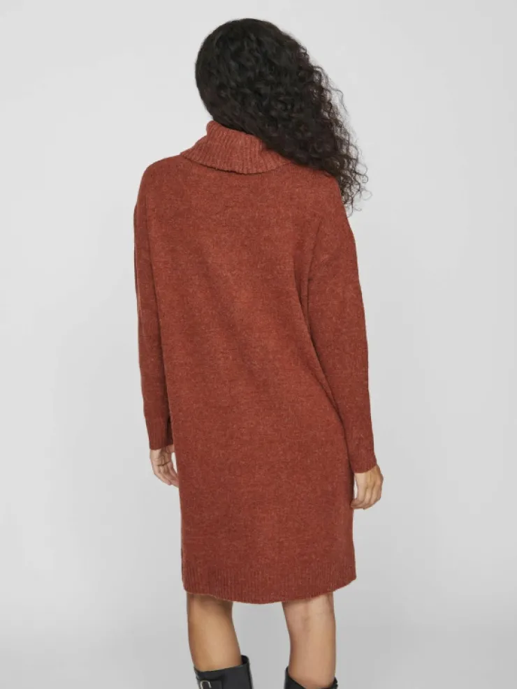 VILA Knitwear | Dresses^ROLL NECK KNITTED DRESS
