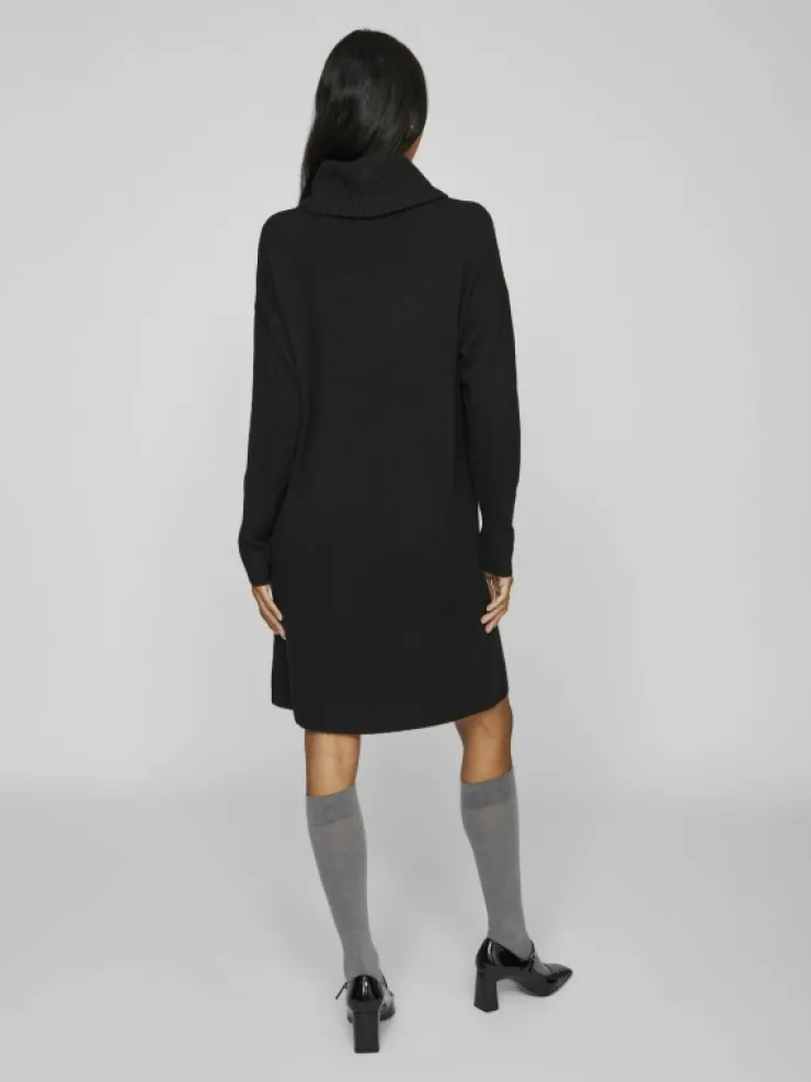 VILA Dresses | Knitwear^ROLL NECK KNITTED DRESS