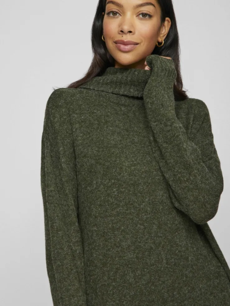VILA Knitwear | Dresses^ROLL NECK KNITTED DRESS