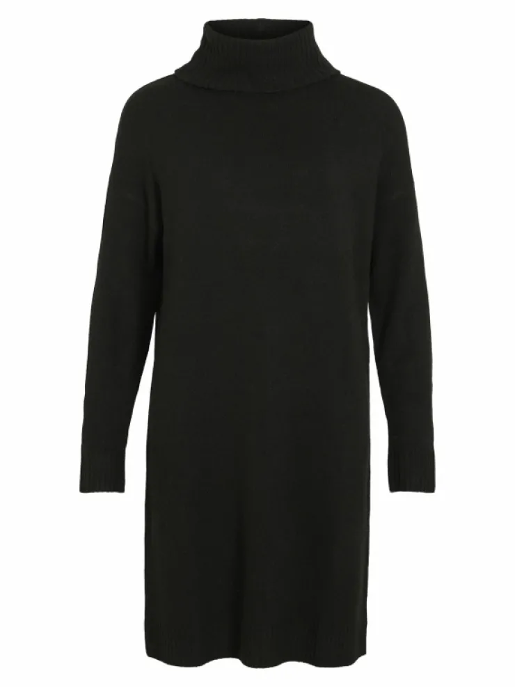 VILA Dresses | Knitwear^ROLL NECK KNITTED DRESS