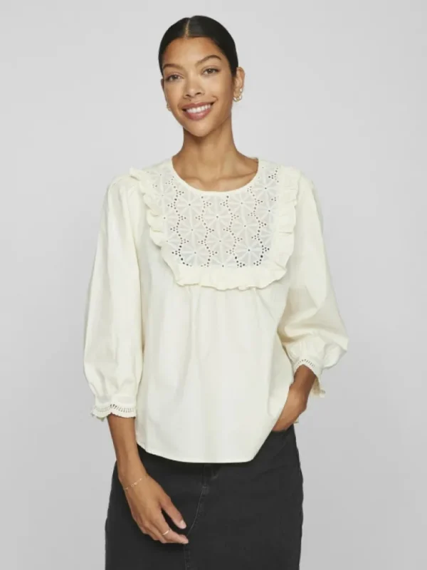 VILA Tops & T-shirts^ROUND NECK 3/4 SLEEVED TOP