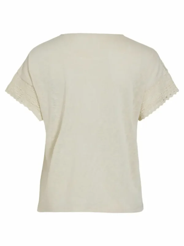 VILA Tops & T-shirts^ROUND NECK SHORT SLEEVED TOP