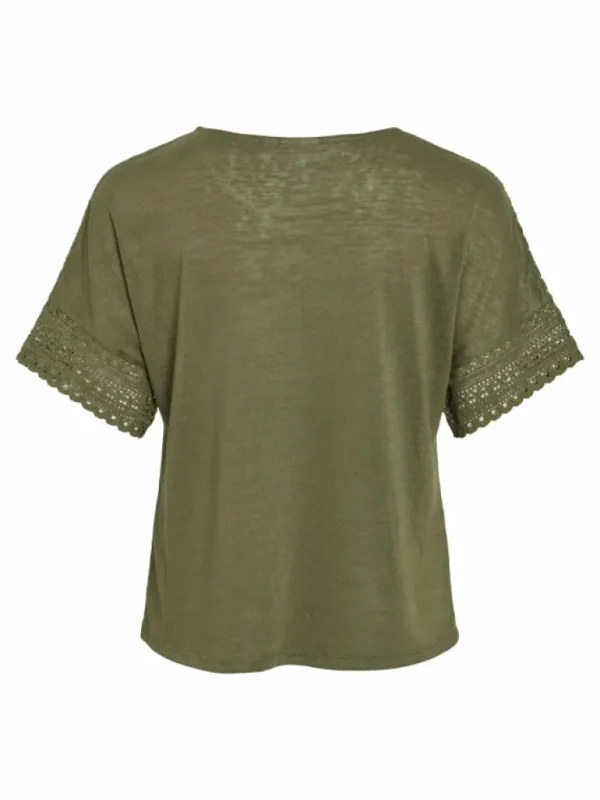 VILA Tops & T-shirts^ROUND NECK SHORT SLEEVED TOP