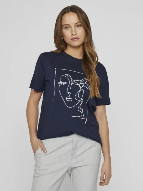 VILA Tops & T-shirts^ROUND NECK T-SHIRT