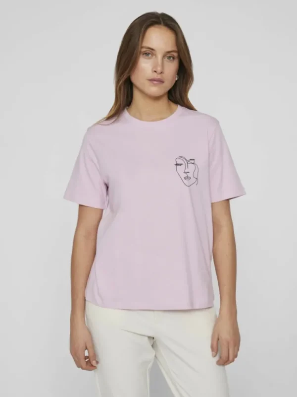 VILA Tops & T-shirts^ROUND NECK T-SHIRT