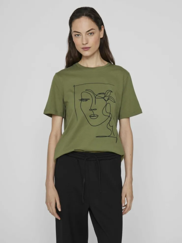 VILA Tops & T-shirts^ROUND NECK T-SHIRT