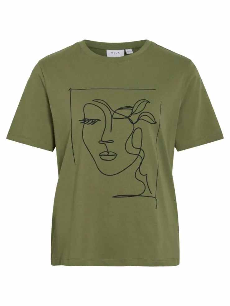 VILA Tops & T-shirts^ROUND NECK T-SHIRT