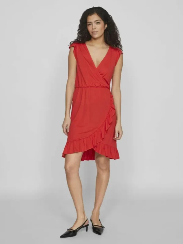 VILA Dresses^RUFFLE SHORT DRESS