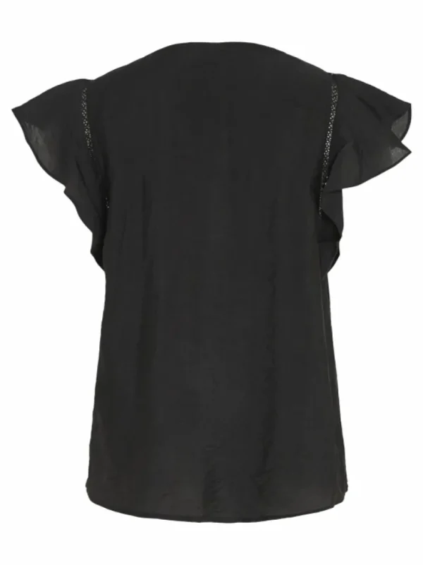 VILA Tops & T-shirts^RUFFLE SHORT SLEEVED TOP