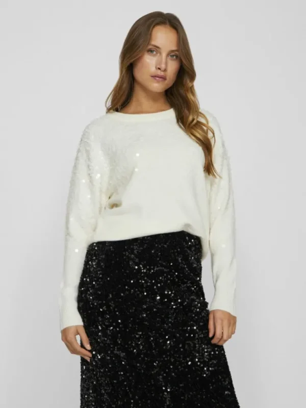 VILA Knitwear^SEQUIN KNITTED PULLOVER