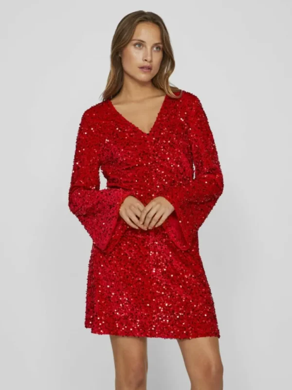 VILA Dresses^SEQUIN SHORT DRESS