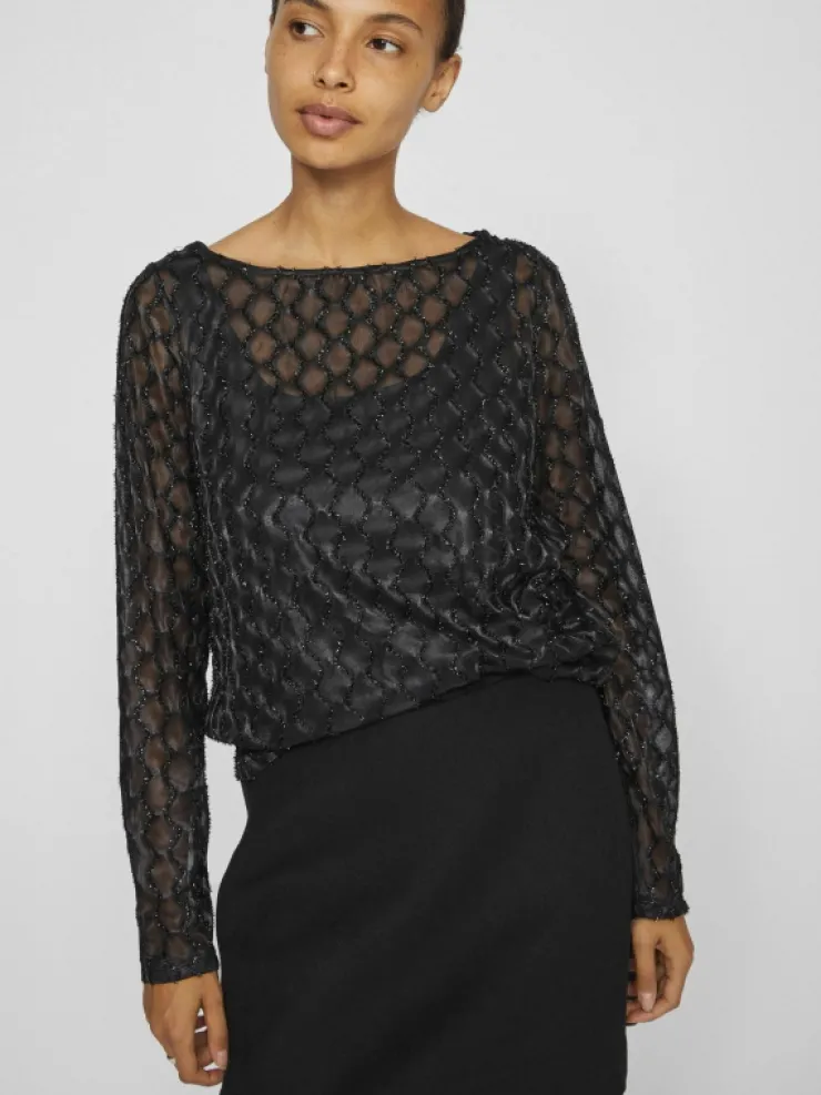 VILA Tops & T-shirts^SHORT LONG SLEEVED TOP