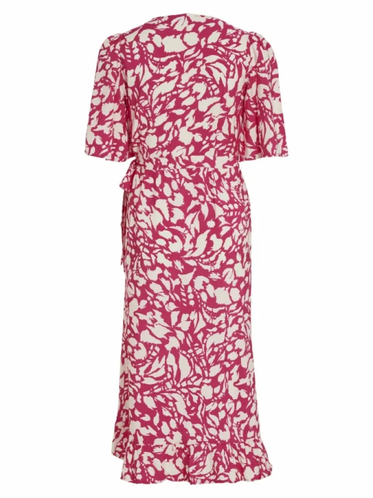 VILA Dresses^SHORT SLEEVED WRAP DRESS