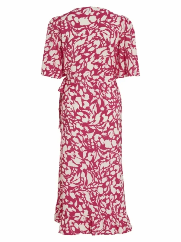 VILA Dresses^SHORT SLEEVED WRAP DRESS