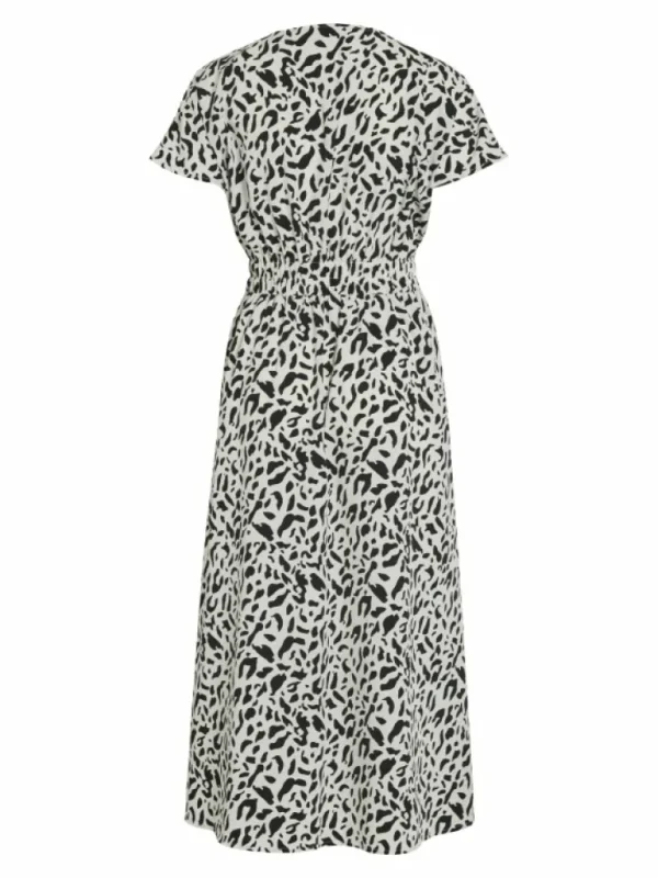 VILA Dresses^SHORT SLEEVED BUTTONED MIDI DRESS