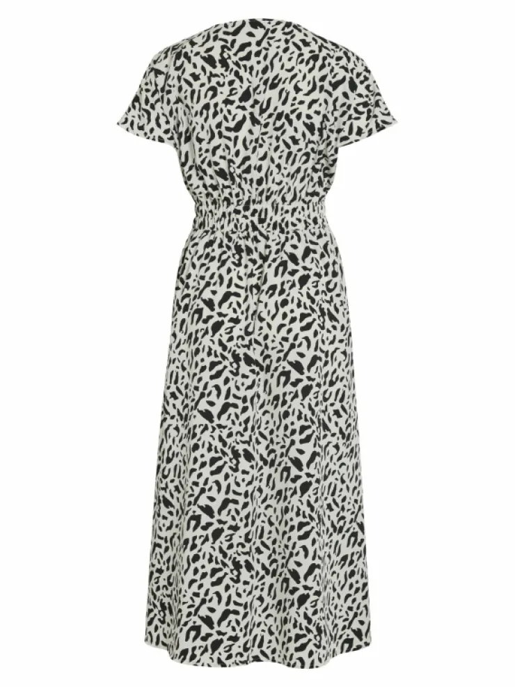 VILA Dresses^SHORT SLEEVED BUTTONED MIDI DRESS