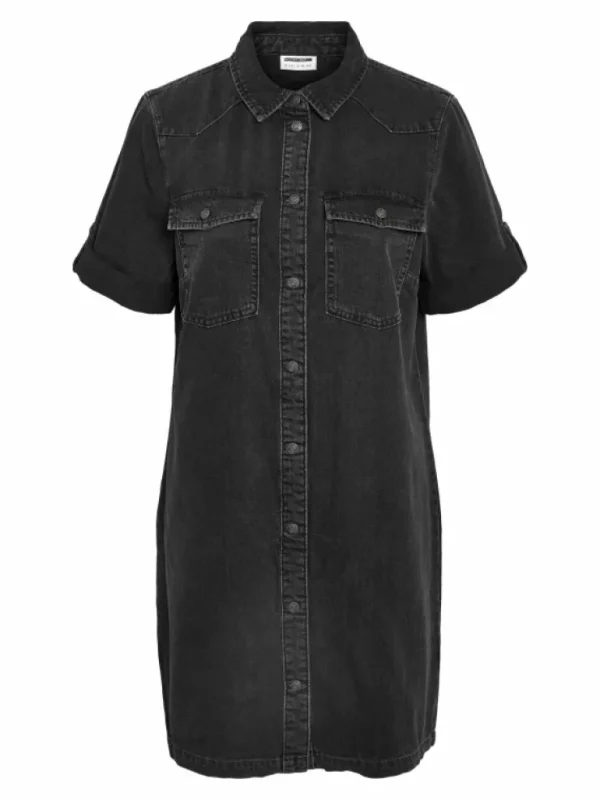 VILA Dresses^SHORT SLEEVED DENIM DRESS