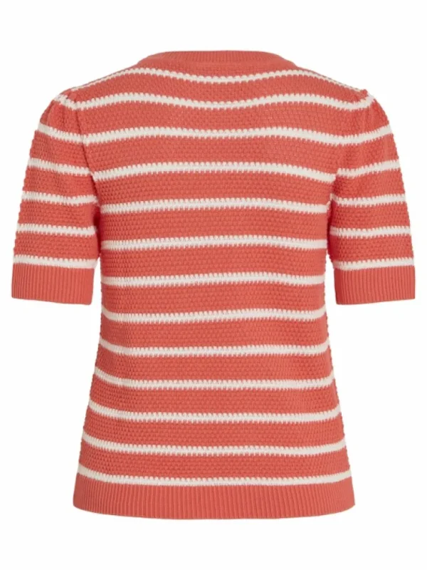 VILA Knitwear | Tops & T-shirts^SHORT SLEEVED KNITTED TOP