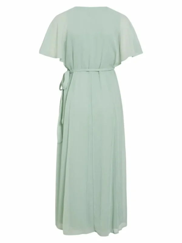 VILA Dresses^SHORT SLEEVED MAXI WRAP DRESS