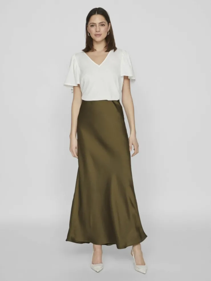 VILA Tops & T-shirts^SHORT SLEEVED V-NECK TOP