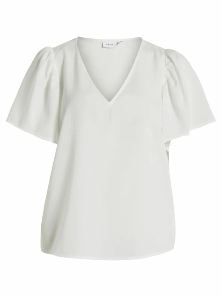 VILA Tops & T-shirts^SHORT SLEEVED V-NECK TOP
