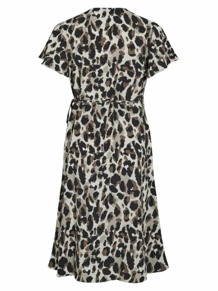 VILA Dresses^SHORT SLEEVED WRAP DRESS